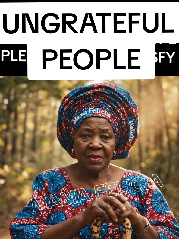 UNGRATEFUL PEOPLE. BE CAREFUL OF THIS TYPE OF PEOPLE, YOU CAN'T SATISFY THEM. #ungratefulpeople #wordsofwisdom #lifelessons #grandmasadvice #mamafelicia 
