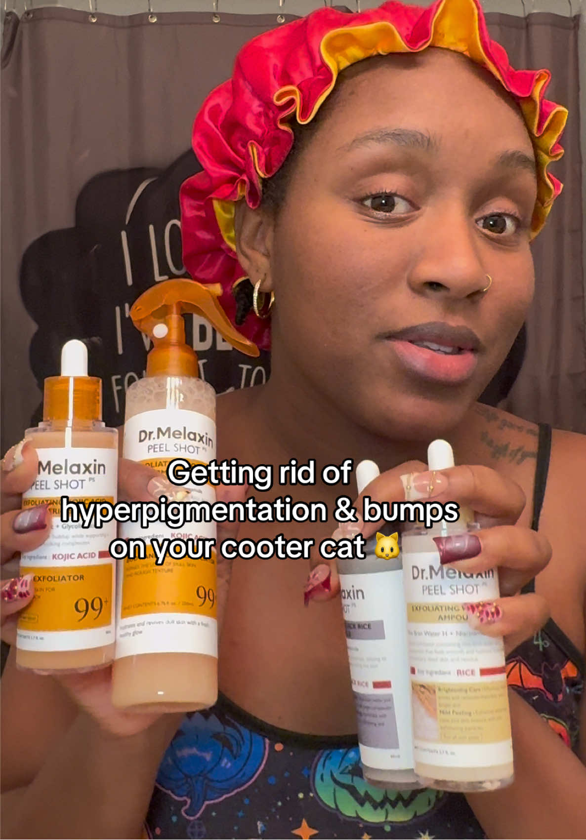 Try the new Dr. Melaxin body & face peel shot for acne and hyperpigmentation. Thank me later 💋  #drmelaxinpeelshot #bodyexfoliator #tiktokshopcybermonday #tiktokshopblackfriday #TiktokShopCreatorPicks 