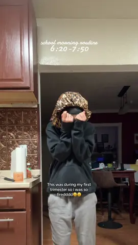 I can finally get back to posting lol🤎 #schoolmorning #schoolmorningroutine #morningroutine #pregnantmama 