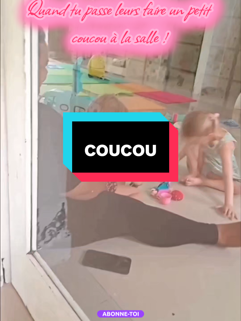 quand tu passes leur faire un petit coucou à la salle ! #ondespositive #gymtips #gymnasticschallenge #famille 