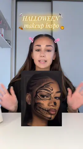 halloween makeup inspo!!🍂🎃👻🧡 || #halloweenlook #halloweenmakeup #halloween #makeup #fyp