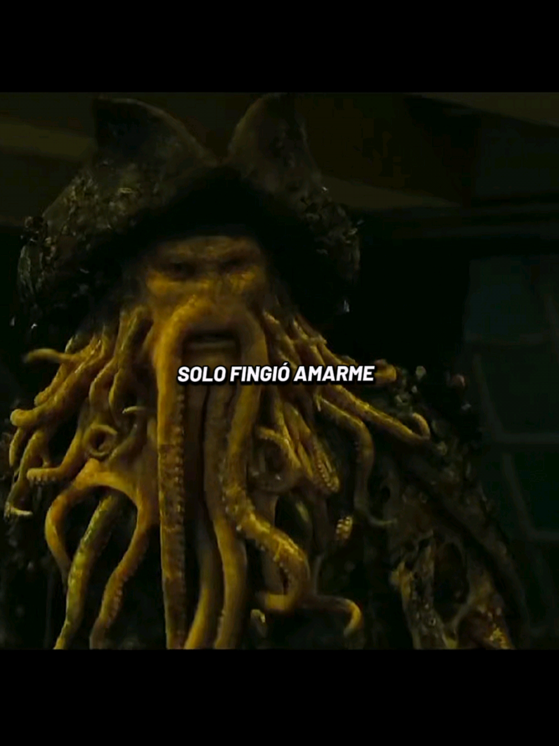 Solo fingió amarme!!! #davidjones #piratasdelcaribe #amor #ilucion #decepcion 