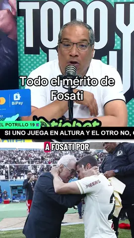 Mérito de Fosati en el tricampeonato #universitariodedeportes #alandiez #yay? #u #liga1 