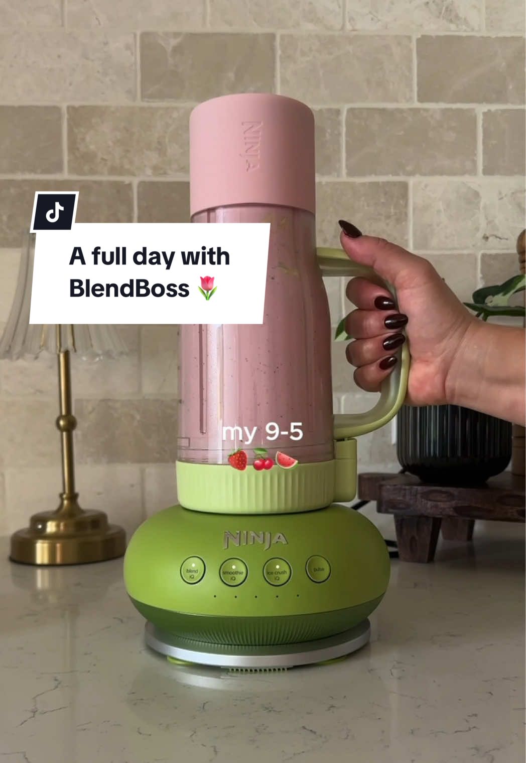 🍓🍒 From grind to unwind. 🍋‍🟩🍸 #NinjaBlendBoss   📷: @Natalie Crowe Tatman 