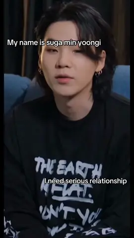 Kind honest caring I don’t care were you are from I don’t care about age is just a number but how kind you are #suga min yoongi @BTS 