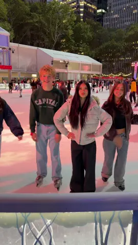@leah @ava @ava + leah @kaido Lee Roberts #fitcheck #fyp #OOTD #nyc #IceSkating 