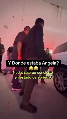 Así salió Nodal  después de su concierto, Porque su esposa no salió del brazo de el presumiendo lo cómo siempre no dicen que detrás de un buen hombre una buena esposa y que en las buenas y en las malas siempre juntos 😂😂😂