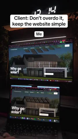 Too late 🥲 If you’re wondering we’re using 3D sequences to make this possible and it’s als mobile optimized Let me know what yours thoughts  #uiux #figma #webdesigner 