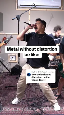 Replying to @Ofekriffsolo  Metal without distortion be like…🫠 Song: Her Last Sight & The Curse Within - “Dead End”