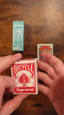 What do you think of these mini playing cards? #small #asmr #thedudewithcards #shuffle #fyp 