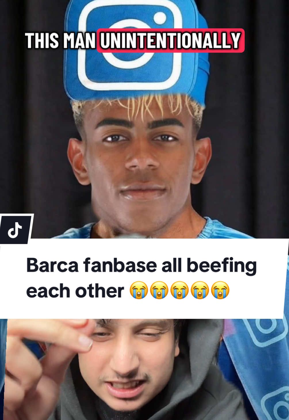 Yamal started civil war beef in Barca fanbase 😭😭😭 #barcelona #fyp #ishdafish5 