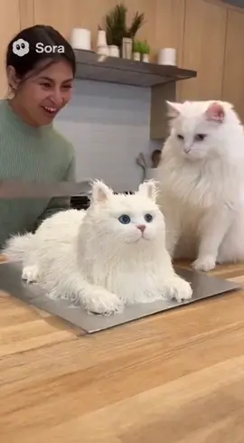 Cat Shocked 😮 Very funny moments 😂😂  #fypシ゚viral🖤tiktok #usa🇺🇸 #foryoupage❤️❤️ #catlover #fyp 