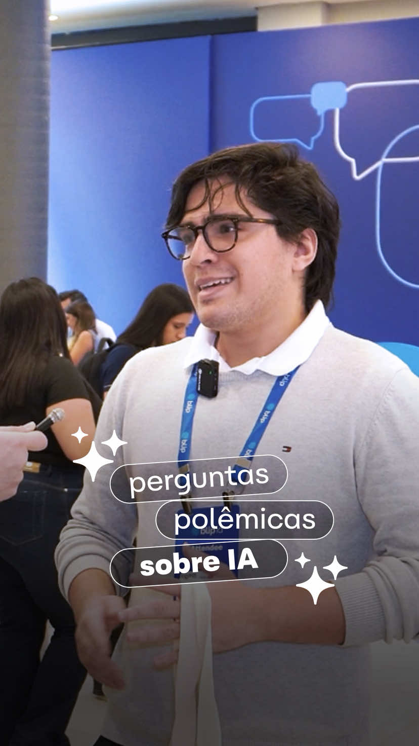 “A IA vai morrer em 2 anos.” 🤔 Sim, essa foi a resposta de um visitante do Blip id na sua participação do quadro “Perguntas polêmicas”.  Você acha que faz sentido? Comenta aí o que você pensa!  Dá um play no vídeo e vem descobrir! PS: Essa legenda foi gerada por IA 👀 #blip #inteligenciaartificial #chatgpt #AI 