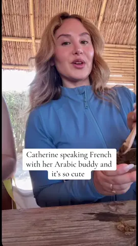 Her French is soo good 😊 #acefamily #catherinepaiz #entertainment #dohaqatar #brandtrip 
