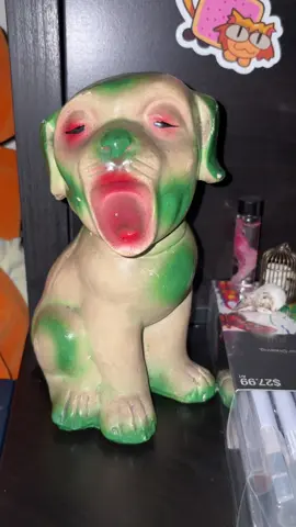 I’m hoping this creature will cure my ailments. Nothing else will. This is my last resort. #thrifting #vintagefinds #thriftfinds #ancientrelics #mold 