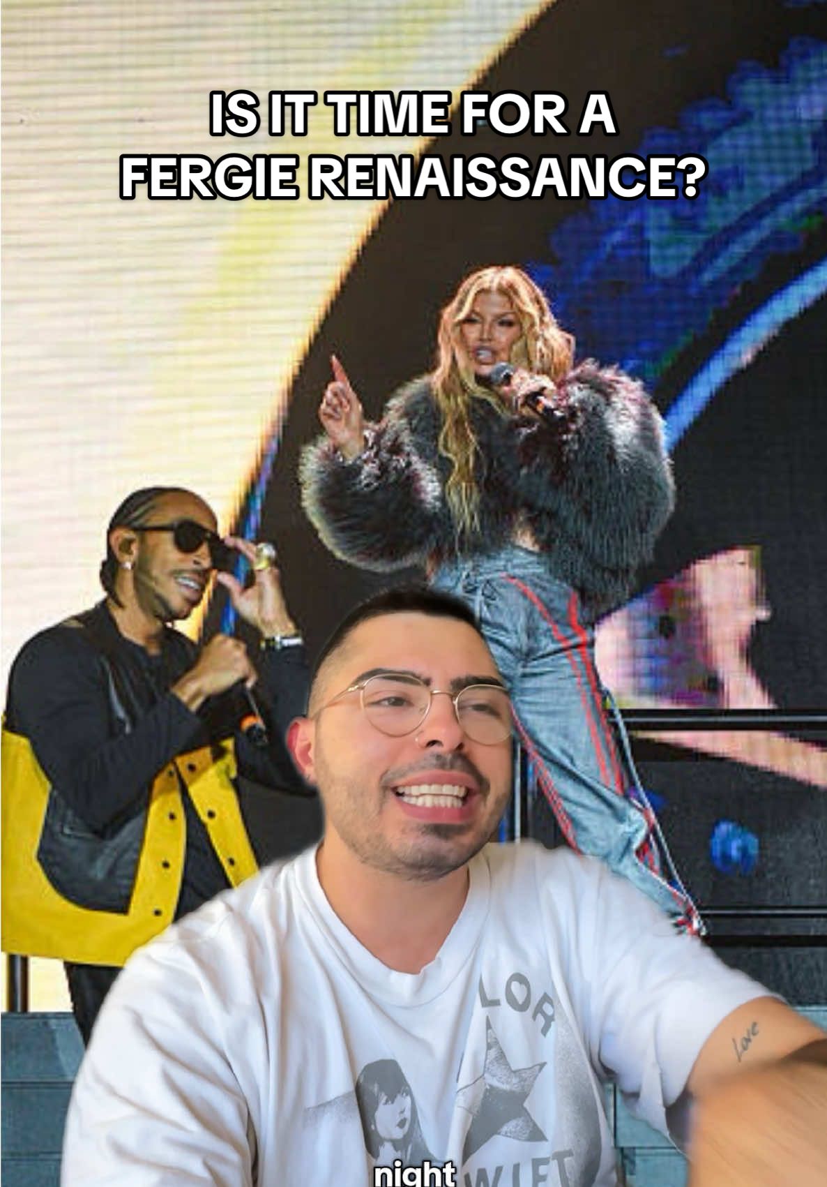 Trust me when I say nobody is more ready for a @Fergie renaissance than ME  #fergie #theblackeyedpeas #early2000s 