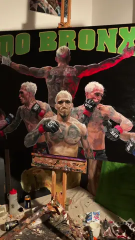Charles “Do Bronx” Oliveria painted in oils🇧🇷 #charlesoliveira #dobronx #UFC #oilpainting #fyp