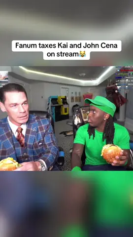 FANUM taxed john cena on kai cenats stream. #johncena #kaicenat #tax #fanum #fyp 