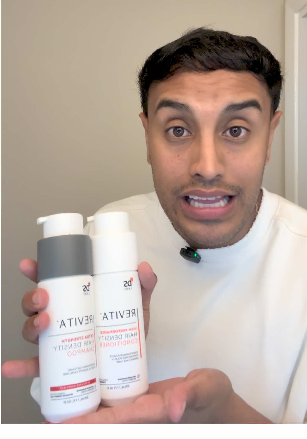 ESTO es lo que me frenó la caída del pelo. @DS Laboratories  Hace un mes estaba preocupado, hoy estoy tranqui 😌 Los productos los encontrás acá https://tinyurl.com/bdfcrr8e