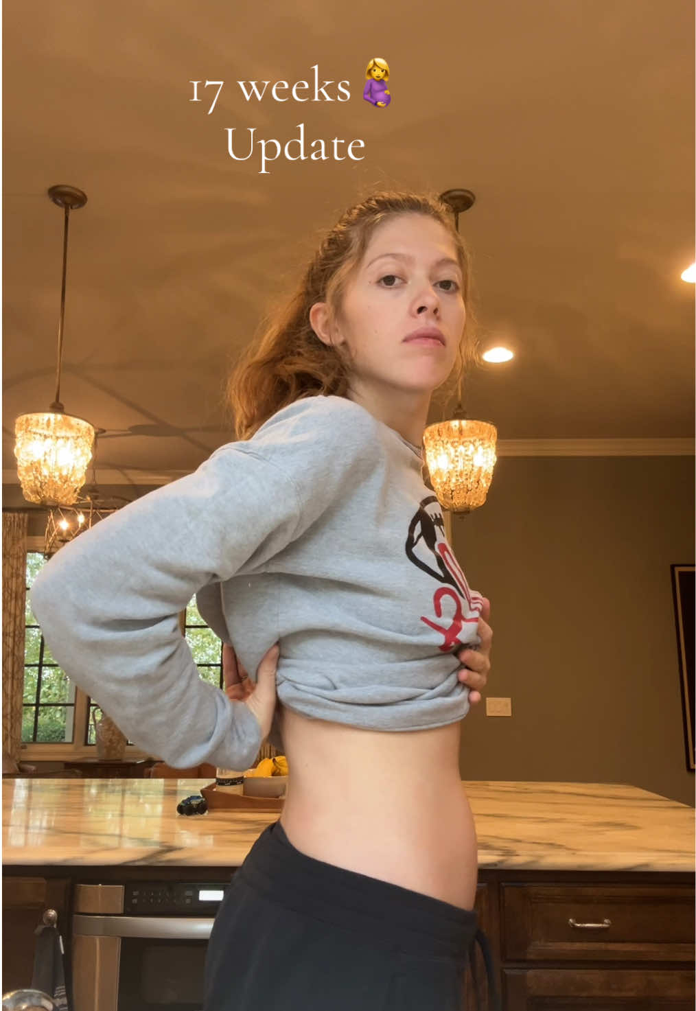 I feel like I’m showing slower my 2nd time around..is that normal? #17weekspregnant #fyp #pregnancy #babygirl #explorepage 