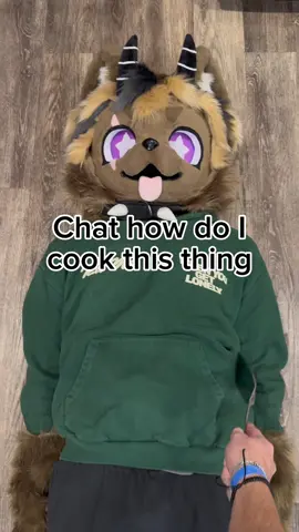 He needs to be eaten I just don’t know how to cook him . . . . #CapCut #furry #fyp #fursuit #furrytiktok 