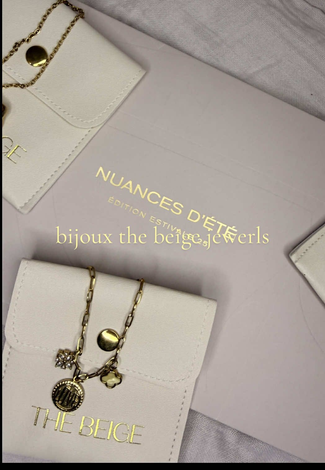 trop contente d’avoir pu recevoir des bijoux aussi beaux omg !⭐️💍✨ @thebeigejewels  #thebeigejewels #montage #ugc #bijoux #ambassadrice  