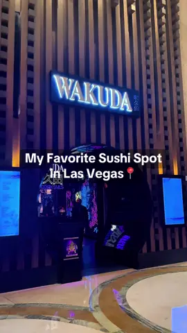 The best sushi in Las Vegas 😍 @WAKUDAlasvegas thank you for having me ❤️  #LasVegasFood #VegasRestaurants #SushiTok #Wakuda #FoodieFinds 