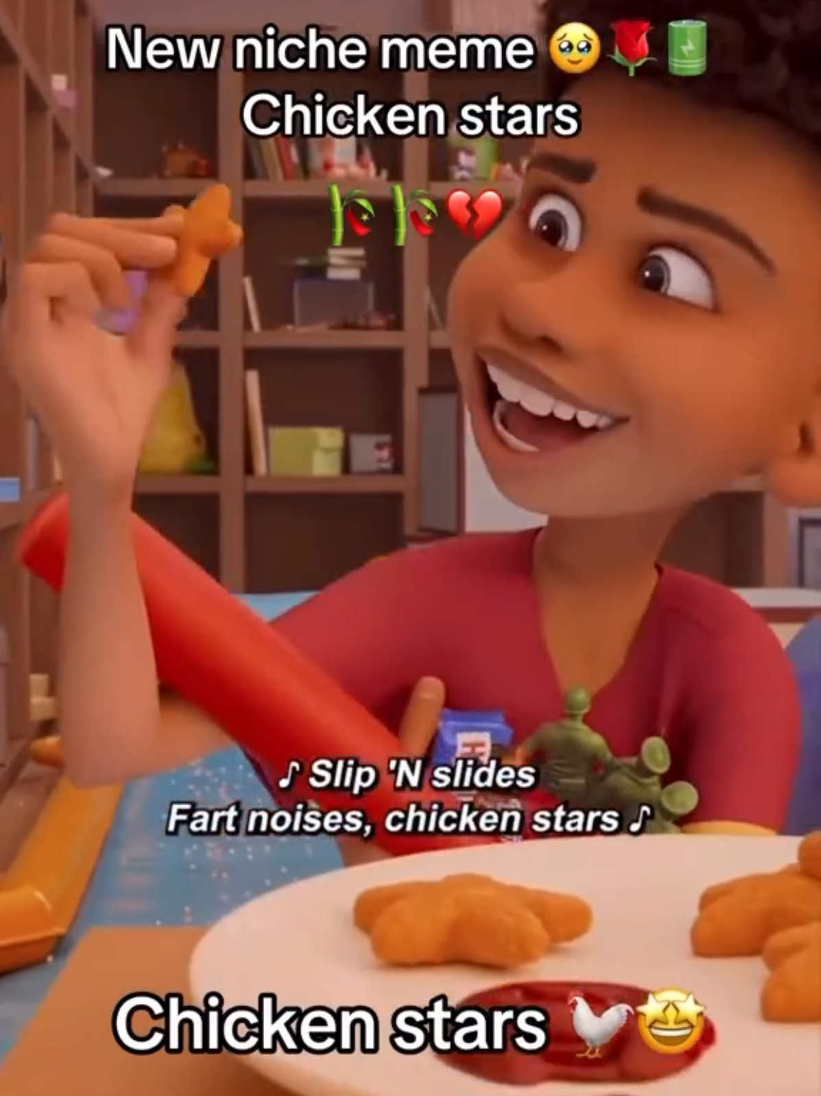 CHICKEN STARS MEME JUST EVOLVED 🐔⭐ | THE FUNNIEST VIRAL CHAOS ONLINE #ChickenStars #MemeCulture #ViralVideo . . . The Chicken Stars meme has officially entered its final form — absolute internet chaos. 🐔💫 What started as a random absurdist edit of a chicken-shaped nugget has now evolved into a full-blown cultural event across TikTok, YouTube Shorts, and Twitter. This new clip pushes it even further — remixed sounds, impossible transitions, and brainrot energy at maximum overdrive. The absurdity is the point: there’s no deeper meaning, just pure unfiltered meme aura. --- 🧠 ORIGIN The Chicken Stars meme began as a goofy remix of kids’ snacks shaped like stars, typically set to chaotic, overblown audio. But as meme creators got their hands on it, it morphed into something much bigger — an aesthetic of nonsense that feels profound purely through editing style and energy. Creators began pairing Chicken Stars with different songs, AI voices, or “epic moment” dialogue — turning something totally mundane into a surreal, cinematic event. It’s anti-seriousness at its peak — the type of humor that thrives in the modern internet’s irony-laden landscape. --- 🎬 WHY IT’S VIRAL Fast-paced absurdity — perfect for Shorts attention spans A bizarre symbol of “comfort chaos” in meme culture Instantly recognizable sound and visual rhythm that triggers shares and stitches Genuinely funny even if you don’t understand why Chicken Stars humor lives in the same chaotic DNA as Aura Farming, 67 Mason, and NPC compilations — all part of the same modern meme ecosystem where randomness meets rhythm. --- 💡 BEHIND THE TREND The “Chicken Stars” visual and sound combo first trended in late 2024 before re-emerging in 2025 as part of the “Hyperedit Revival.” Dozens of top meme creators have used the sound to parody motivational speeches, video game moments, or even emotional anime clips. It’s the kind of meme that doesn’t fade — it mutates. The more absurd it gets, the more viral it becomes. --- 🐔 THE LEGACY CONTINUES Every era has its signature brainrot. For 2025, it’s Chicken Stars. The meme’s staying power is proof that internet humor doesn’t need logic — it just needs vibe consistency. From fast food parodies to emotional edits, Chicken Stars has officially transcended meme status. It’s an experience. --- HASHTAGS #ChickenStars, #MemeCulture, , , , , , , , , , , , , , , , , , , , , , 