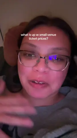 and to elaborate a little: i’m disappointed at the price, but that doesn’t mean i don’t think she deserves it yk i’m just sad bc i rlly can’t afford that rn 😭 #concerttok #concert #smallartist #broke 