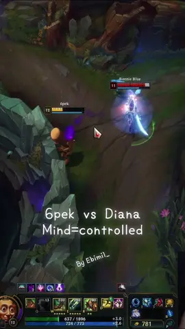 Scream? Diana vs 6pek, mind=controlled #leagueoflegends #twitch #리그오브레전드 