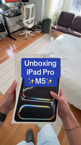Will you be upgrading? Here’s my asmr unboxing of the new iPad Pro M5 (review incoming). #ipad #apple #unboxing 