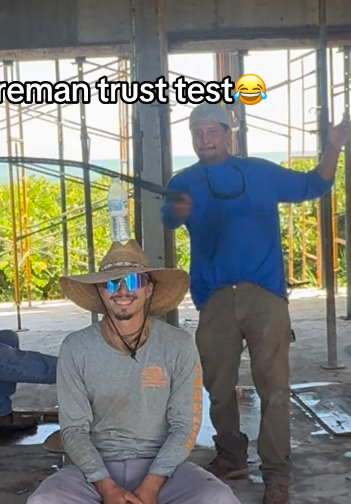 Trust challenge  #bluecollar #challenge #construction #foreman #funny 
