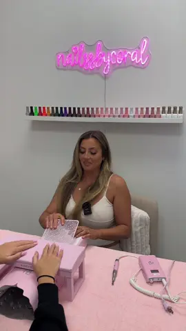NAIL EMERGENCY 🚨💗 i had a plan for what i was going to do, but when i started removing the product i realized that her set was lifting off so much already. so i just removed her nails & gave her a fresh gel x set!  Products used @kiaraskynails 💕discount code: CORAL10 Almond Medium Gel Extensions Gel Extensions Prep & Primer Gel Nail Glue Dm me to book an appointment or if you have any questions about my services 💗 located in Milton, ON  #kiarasky #kiaraskynails #nailconsultation #nailconsult            
