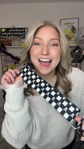 Catch me wearing my Checkered Skull strap ALL YEAR ROUND ☠️ #halloween #bag #obsessed #tiktokshop 