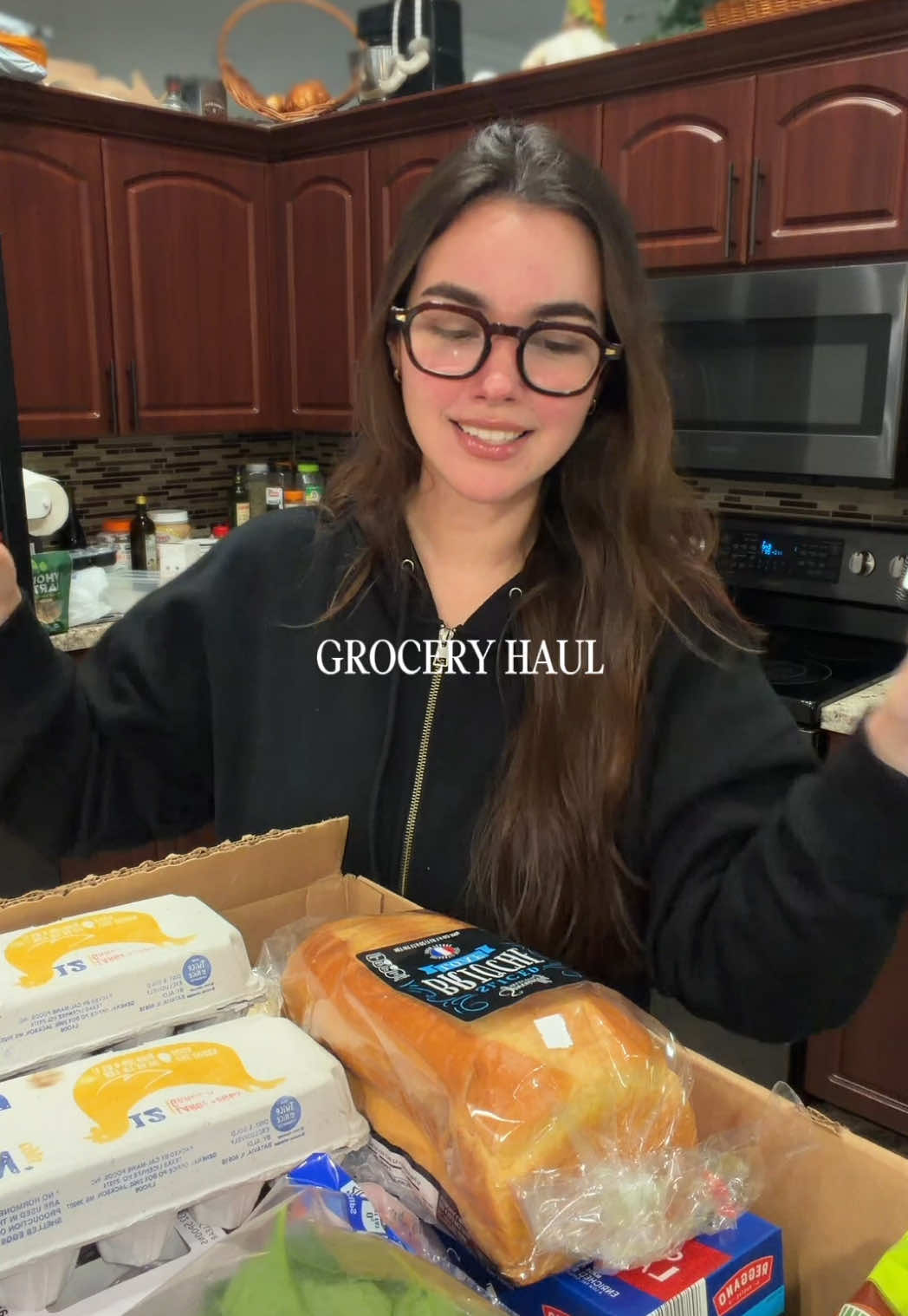 grocery hauullll 🧀🧃🍣🫑🥫🍳