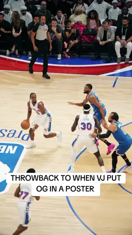 This moment right here still gives chills. VJ Edgecombe taking flight and putting OG on a poster like he had something to prove 😤 You can’t teach that kind of confidence or bounce — that’s pure instinct.#vjedgecombe #basketballhighlight #poster #anunoby (🎥: @NBA Arabic 