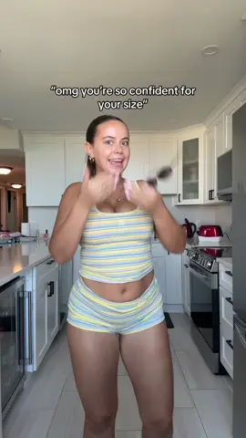 not “for my size”…im just confident. #girls #trend #bodyimage THATS A BACKHANDED COMPLIMENT BTW 