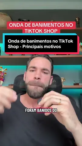 Onda de banimentos no TikTok Shop. Muitos perfis foram banidos do TikTok Shop por violar as diretrizes da plataforma. Veja alguns dos principais motivos que fizeram esses perfis serem banidos #tiktokshop 
