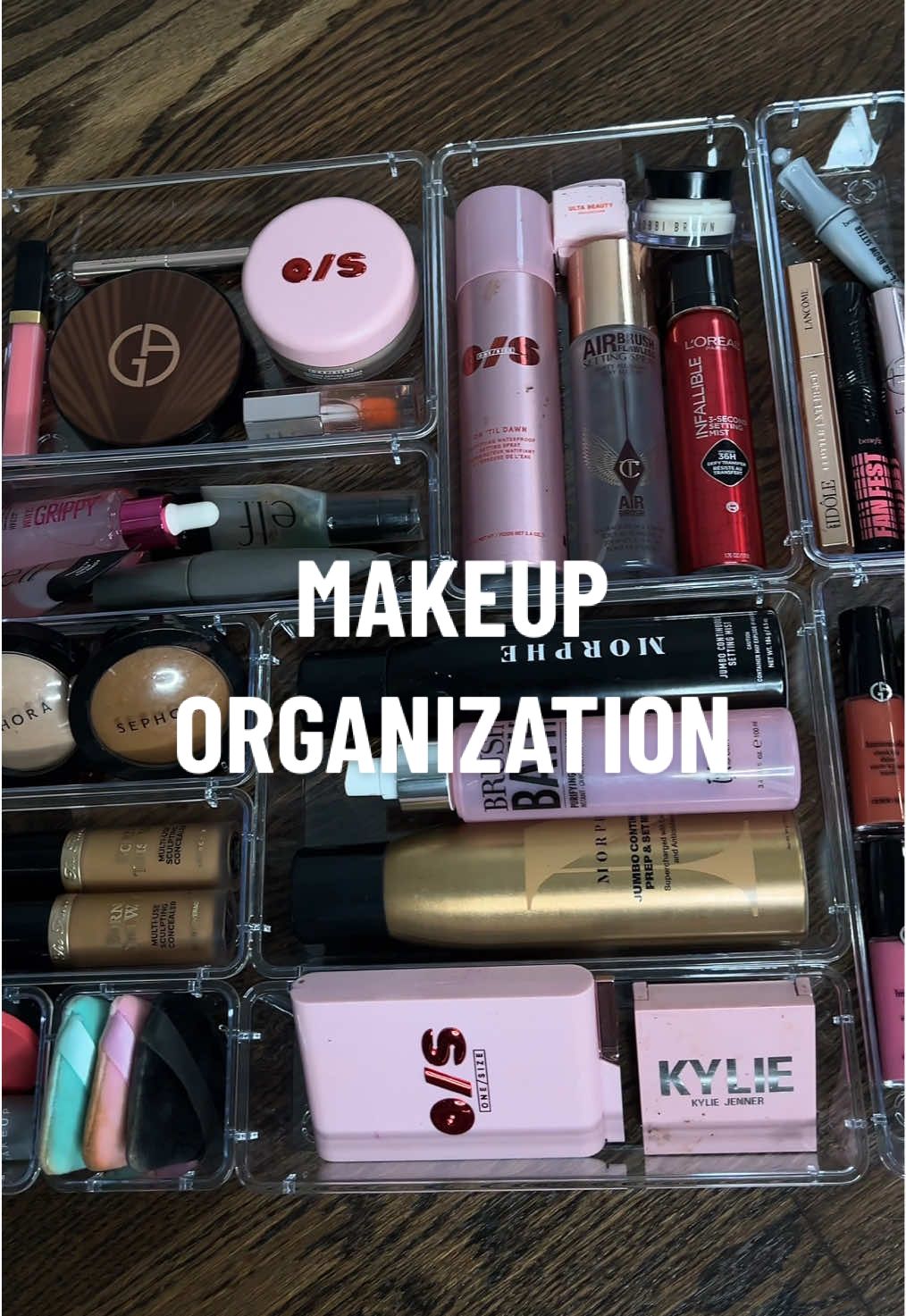 so pretty 🌸 #fyp #makeuporganization #makeuporganizer #acrylicorganizer #makeupcollection 