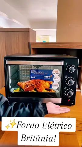 FORNO BANCADA ELÉTRICO BRITÂNIA! COMENTE EU QUERO QUE TE ENVIO O LINK!#fornoeletrico #achadosshopee #shopeevideo #foyou 