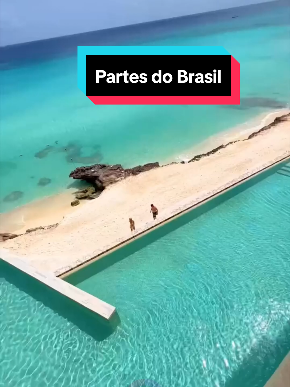 Partes do Brasil que não parecem reais. #Brasil #lugaresparavisitar #fernandodenoronha #jericoacoara #curiosidades 