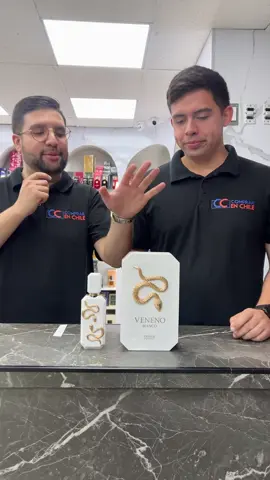 Llegó Veneno Bianco🐍🤍 y para quedarse😉 #comprarenchile #perfume #fyp #perfumeschile 