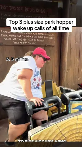 How much do you like roller coasters? #fyp #top3 #plussize #disney #universal 