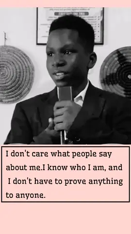 I don't care what people say about me. I know who I am, and I don't have to prove anything to anyone. @kapikyo_solid_wdkf #english #motivation #learnenglish #english 