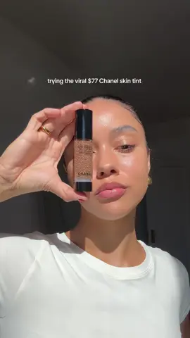 $77 for a skin tint?? She better change my life 😭✨  My shade: B40 #makeup #newmakeup #luxurymakeup #chanelbeauty @chanel.beauty 