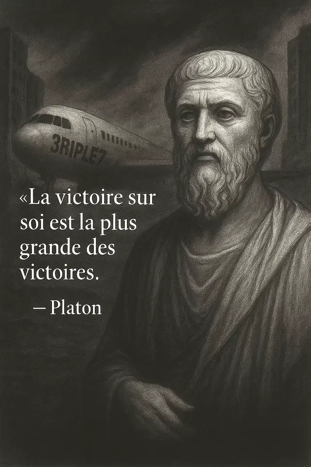 Bienvenue chez 3riple7. Attachez vos ceintures, les vérités vont secouer fort. Prenez de la hauteur avec des pensées qui décollent. Si t’as l’âme prête à voyager, monte à bord. Chaque citation est un billet d’avion… Et toi, t’es prêt à décoller ou tu restes à la porte d’embarquement de ta zone de confort ? #inspiration #verite #3riple7 #inspirationalquotes #motivation    