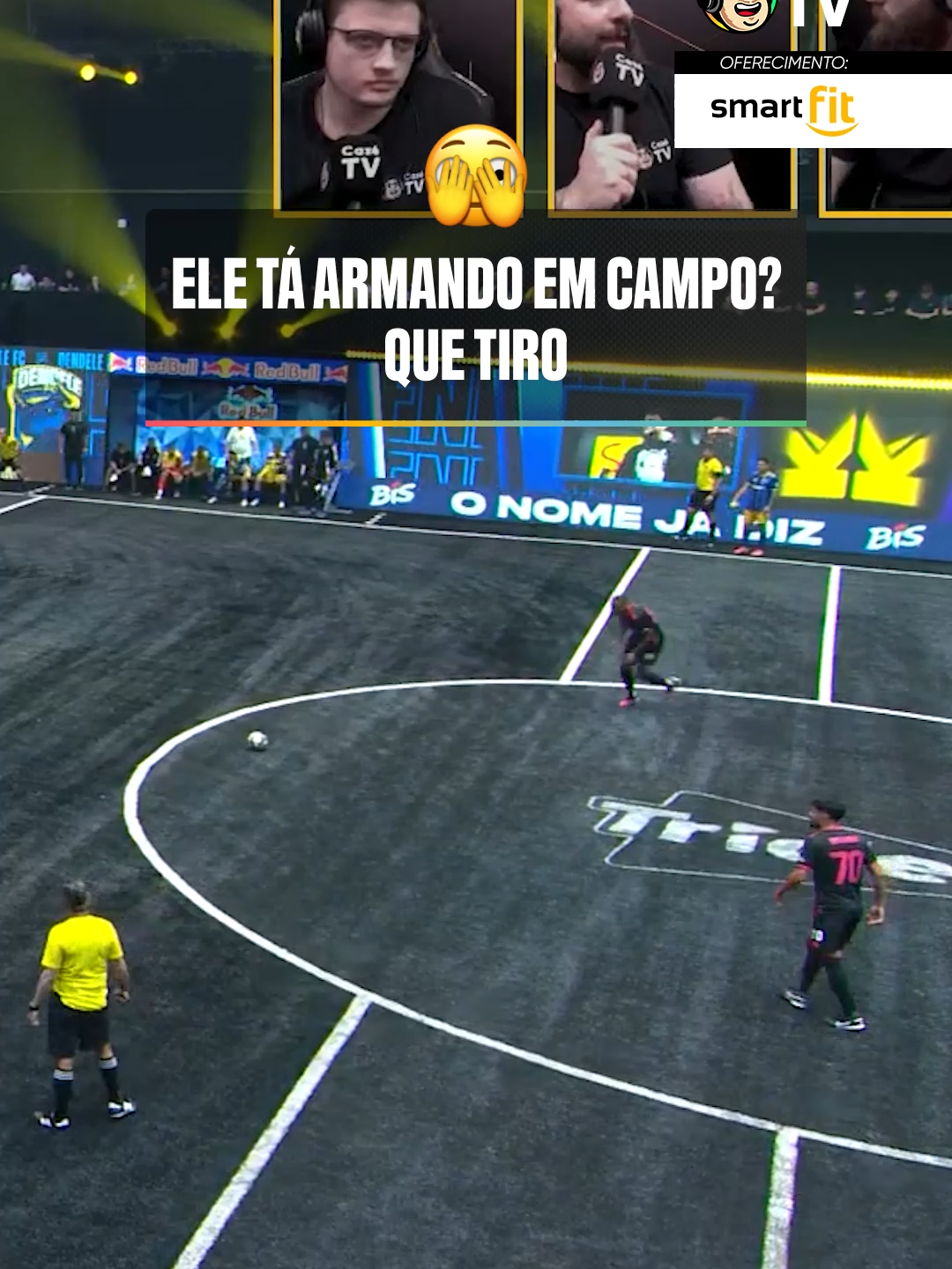 É TIRO 🔫 NO CAMPO 🏟️ E BOLA DENDELE - EU TÔ FALANDO DO GOL 🥅 🚨 ESTAMOS AO VIVO COM A KINGS LEAGUE! AO VIVO E COM IMAGENS NA CAZÉTV! VEM COM A GENTE!! LINK NOS STORIES!!👑 🎙️ @alezudoo #KingsCupBrasil #KingsLeagueNaCazéTV #MultiEsportes #TempoRealCazéTV #VídeoPatrocinado #TikTokEsportes #SmartFit