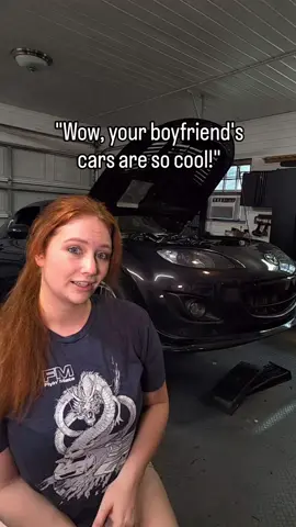 Had to hope in to this trend (late). Sometimes it's like some people just can't understand that women are capable of building, maintaining, and/or owning cool cars too! All my car girls, tap in 💪🤩🤩 #cargirl #notmyboyfriendscar #mechanic #cargirlsofinstagram #cargirlsdoitbetter 