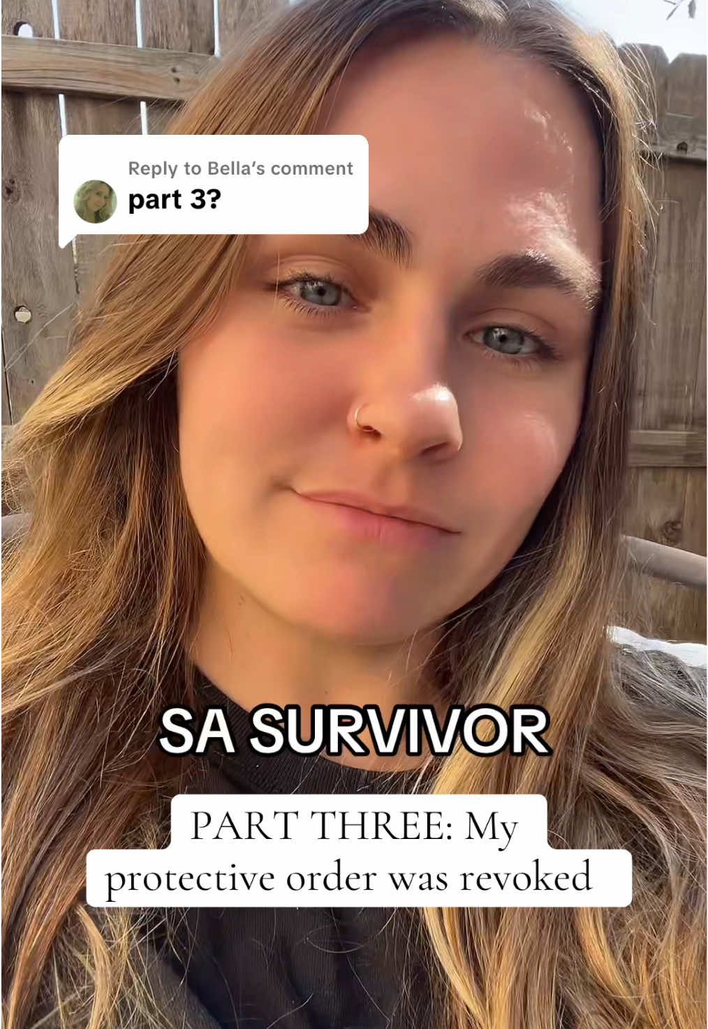 Replying to @Bella Part 3: The protective order #survivor #womenshealth #womenempowerment #storytime 