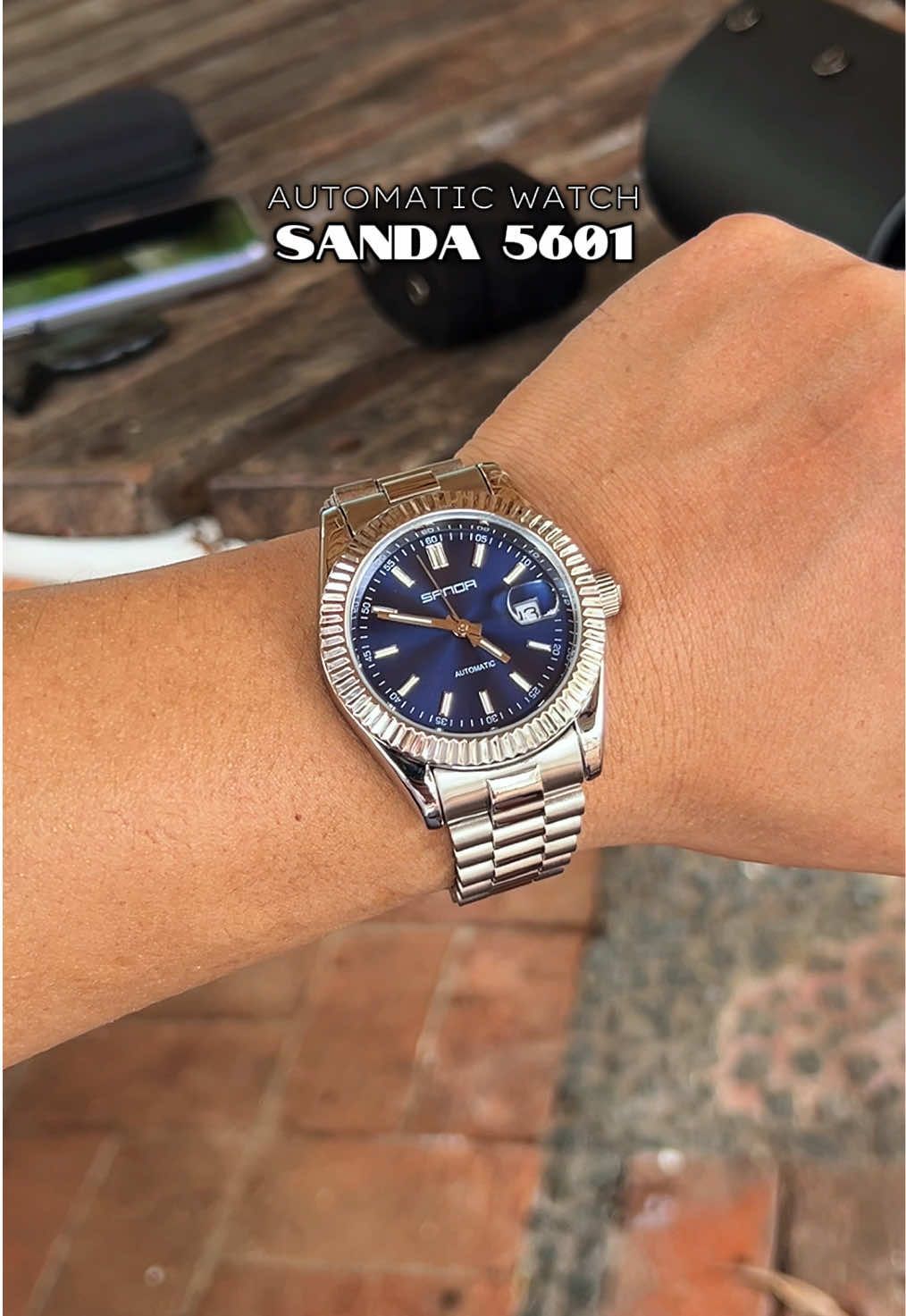 Sanda 5601, Sanda Automatic watch for men, trendy watch for men, luxury watch for men. #automaticwatch #watch #sanda5601 #sandawatches #luxurywatchformen 